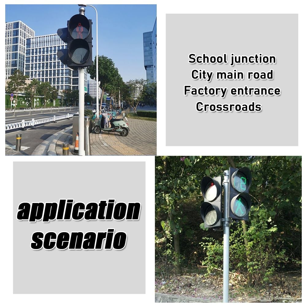 Amazon.co.jp: 信号機 信号灯 100 Mm 歩行者用ライト 500mリモコン付き